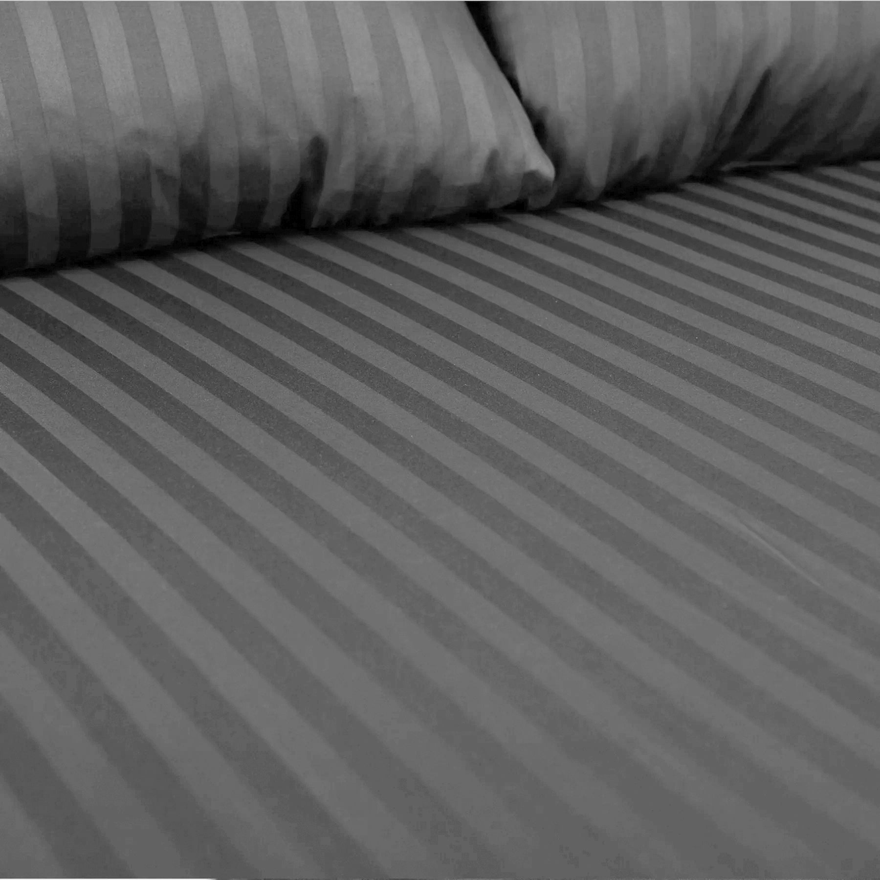 STRIPED GREY BED SHEET