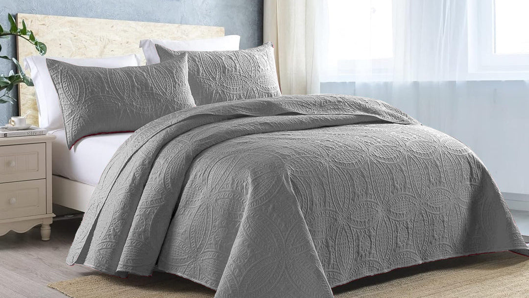 GREY 6 PCS SET (white)