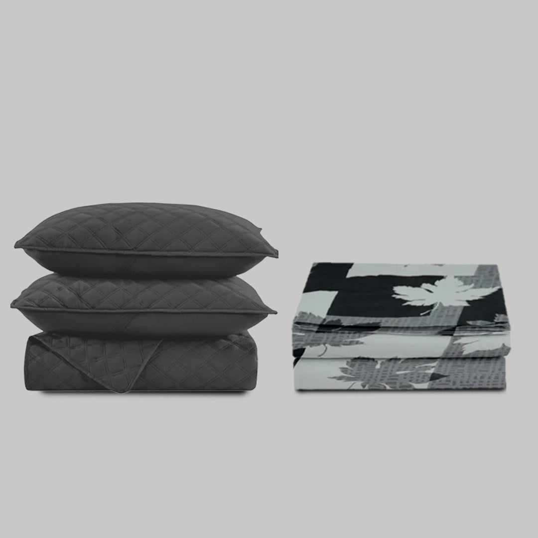 BOLD BLACK 6 PCS SET (grey)