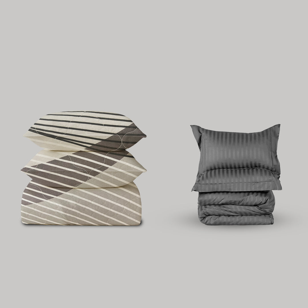 GEOMATRIC GREY 6 PCS SET