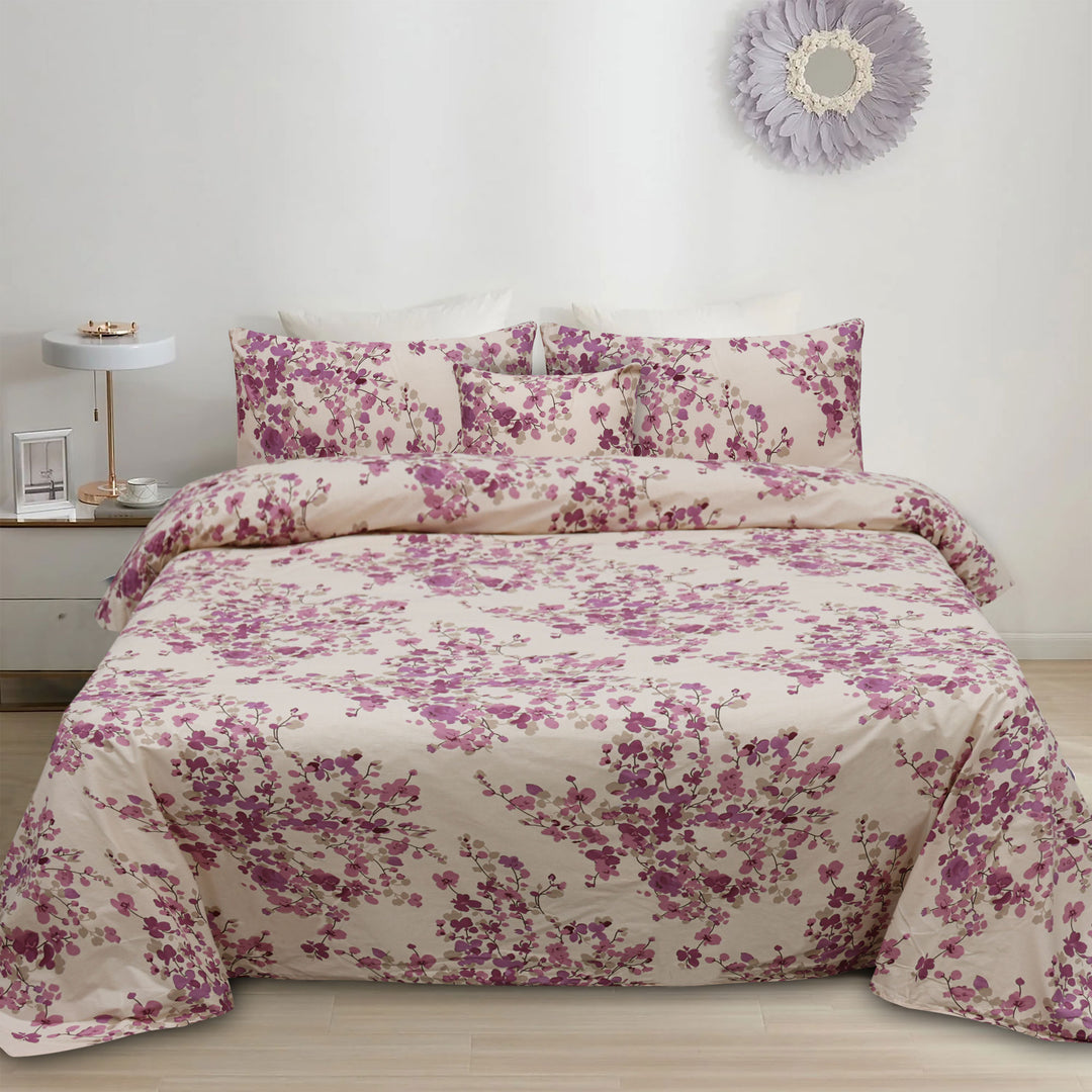 ROSE PINK BEDSHEET SET