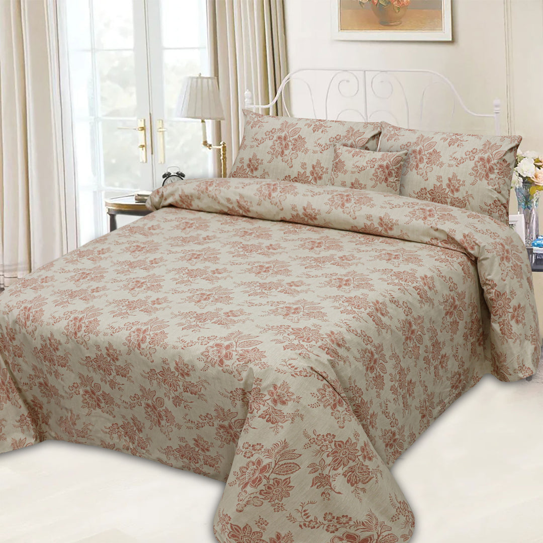 PEACHY GARDEN BEDSHEET SET