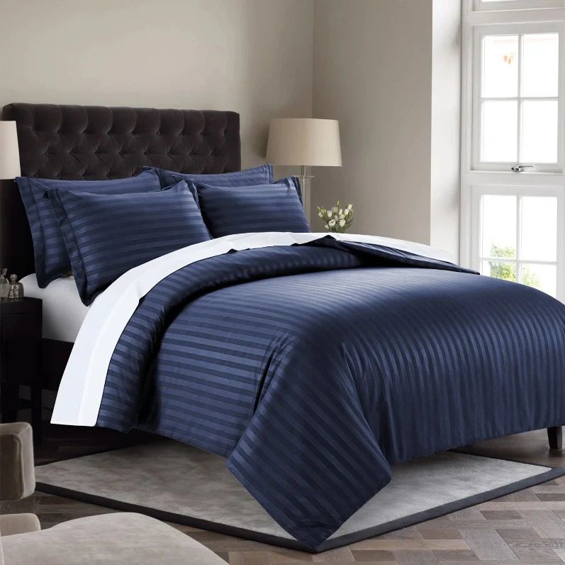 NAVY FLAT SHEET SET