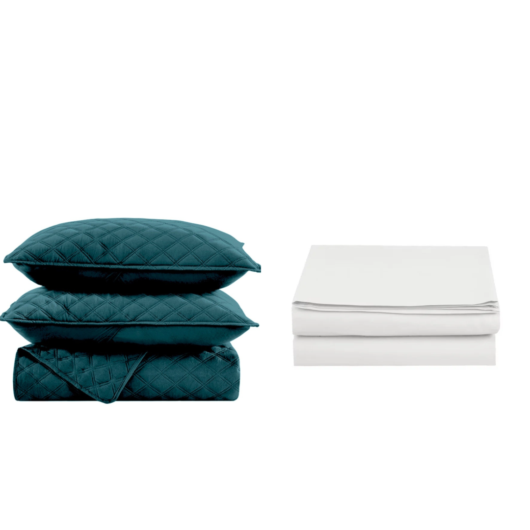 TEAL BED SET