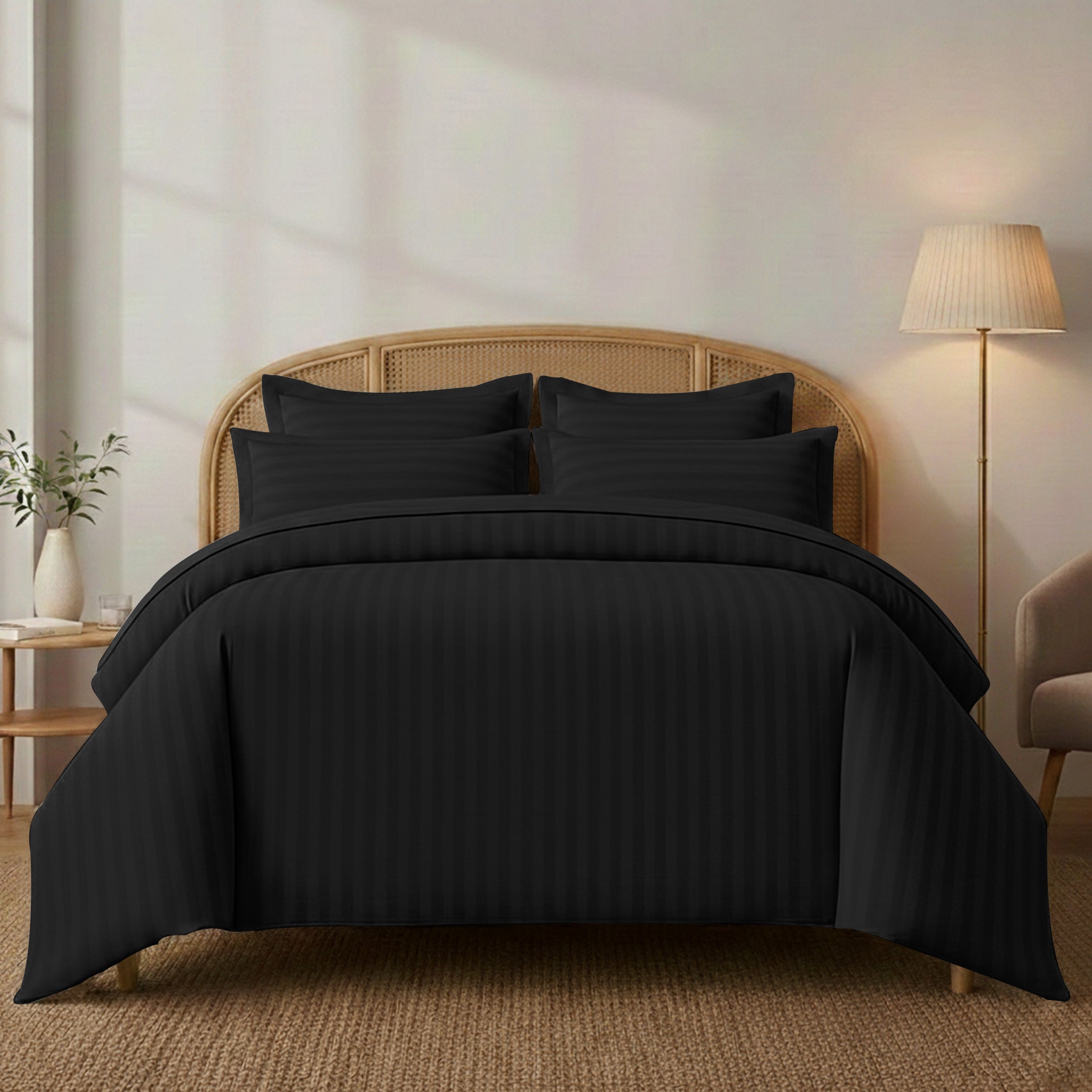 Black Duvet Cover Set