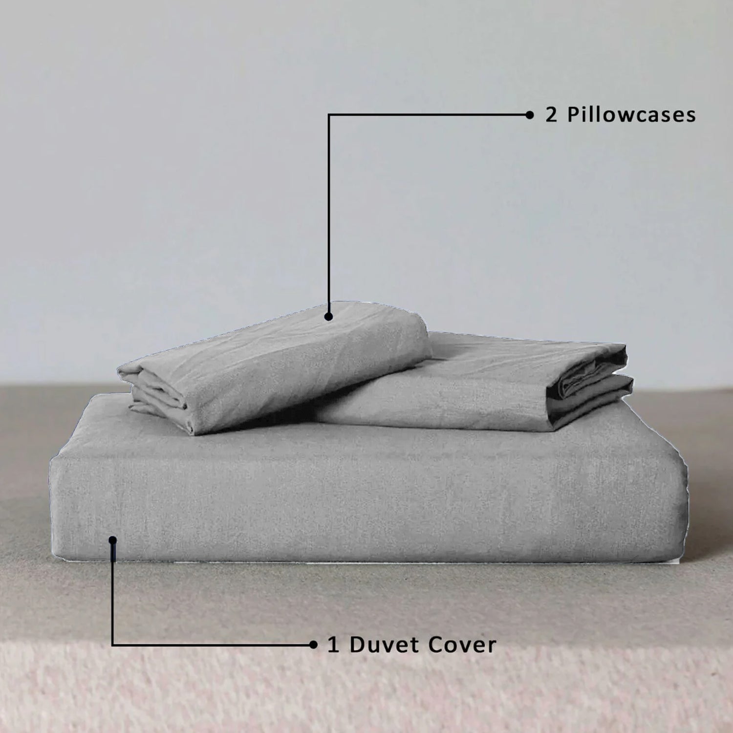 Grey Duvet Cover Set