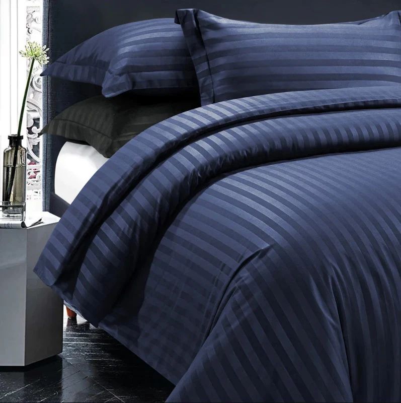 NAVY FLAT SHEET SET