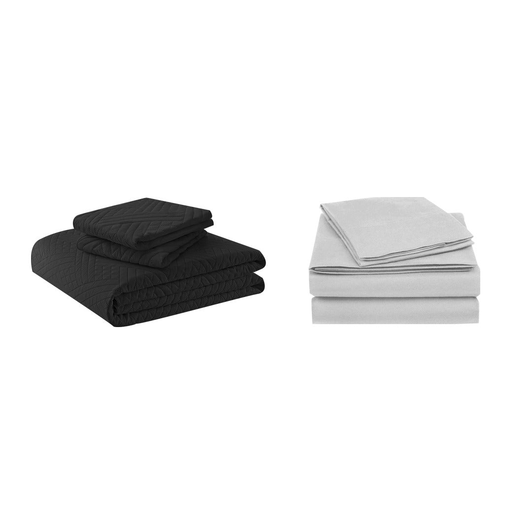 BLACK 6 PCS SET (white)