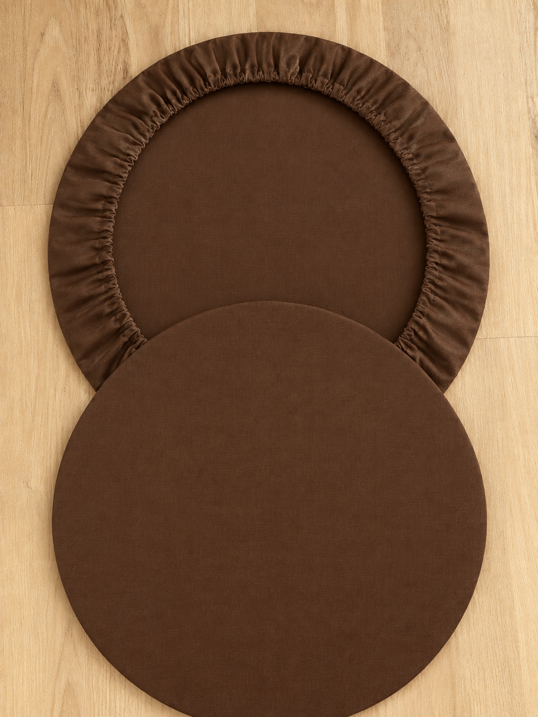 Changable Round Table Mats(brown)