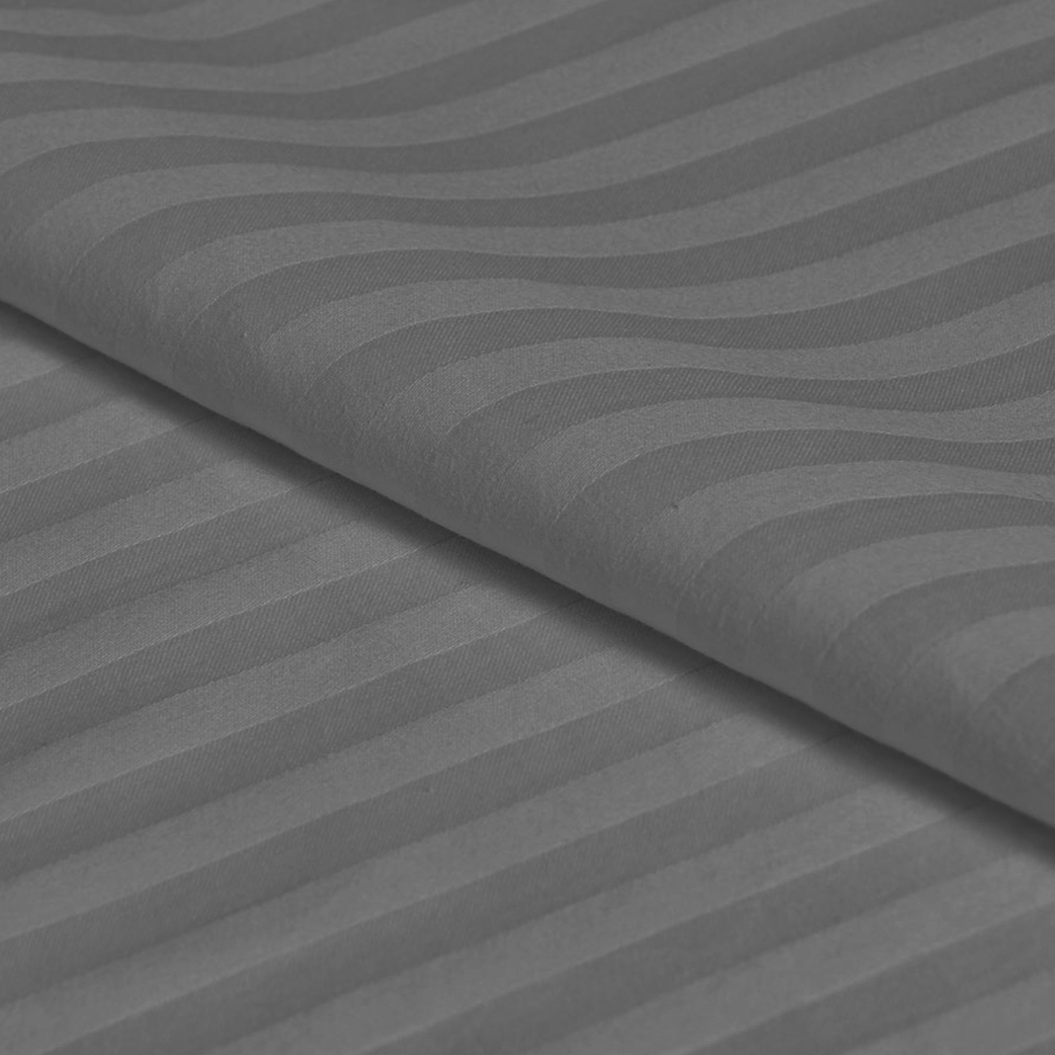 STRIPED GREY BED SHEET