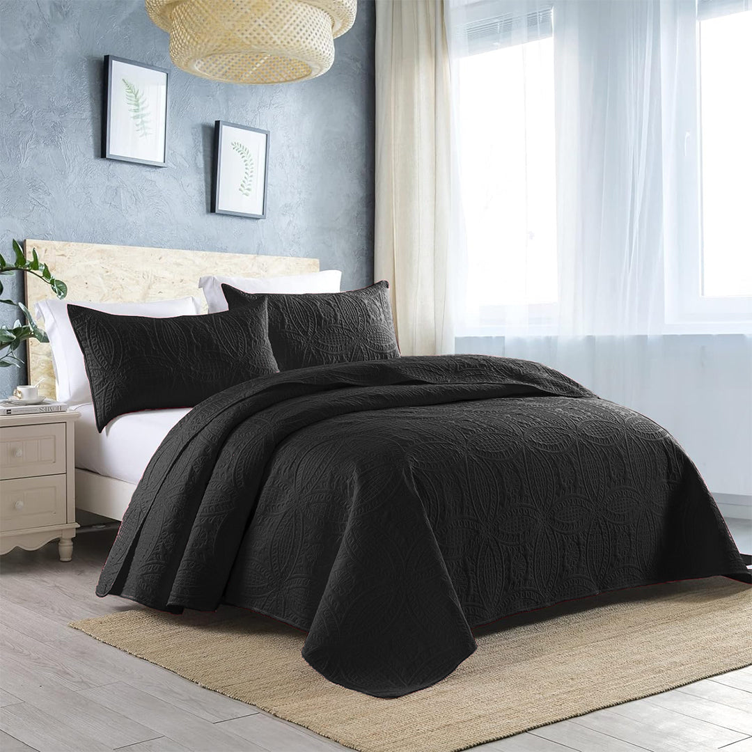 BLACK 6 PCS SET (white)
