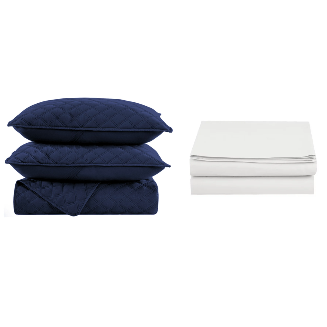 NAVY BED SET