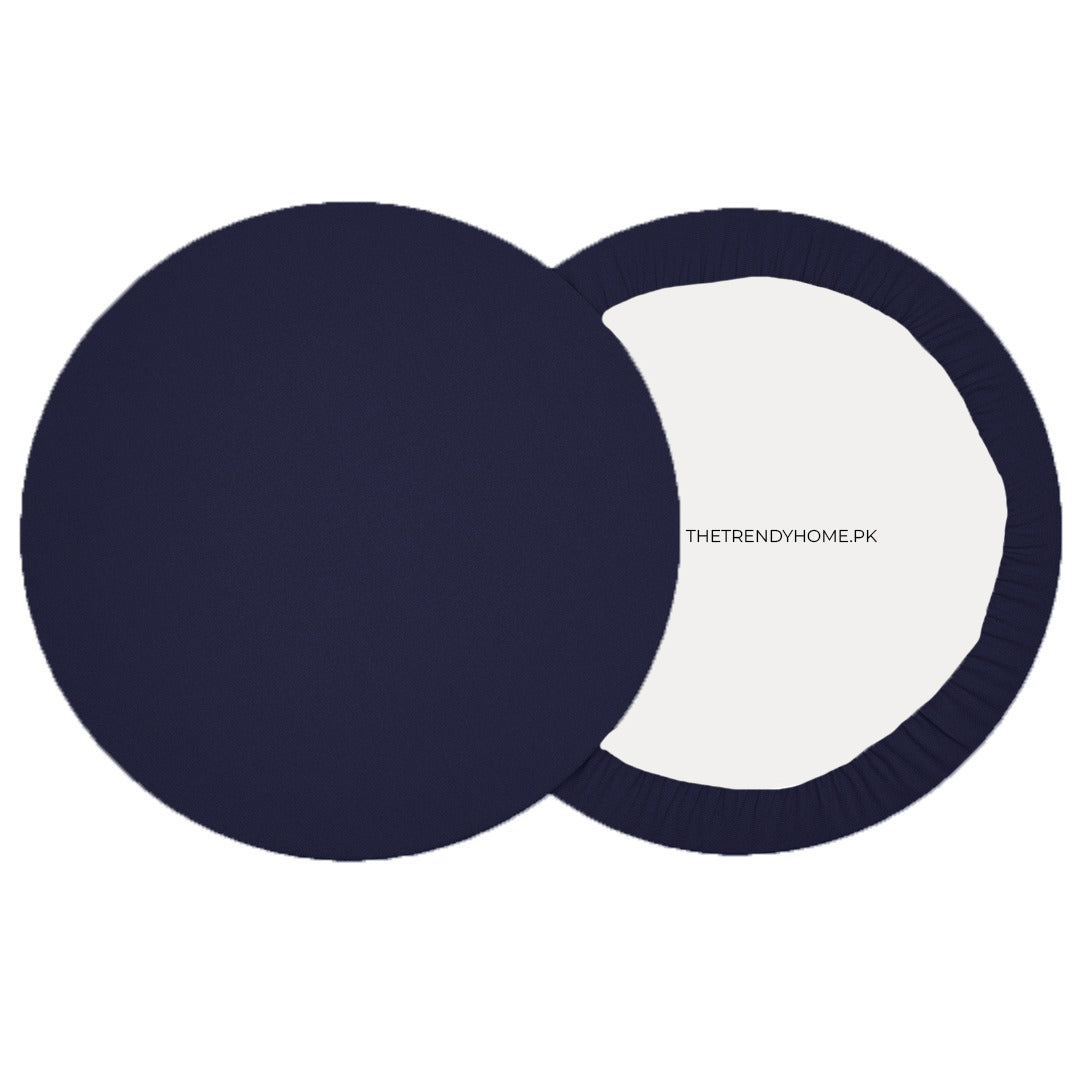 Trendy table place-mats with changeable covers (navy)