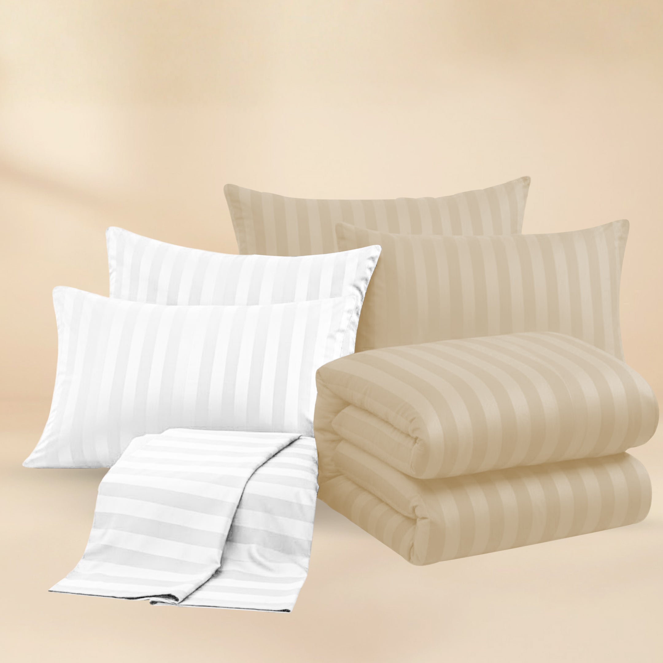 OFFWHITE STRIPED 6 PCS(white)