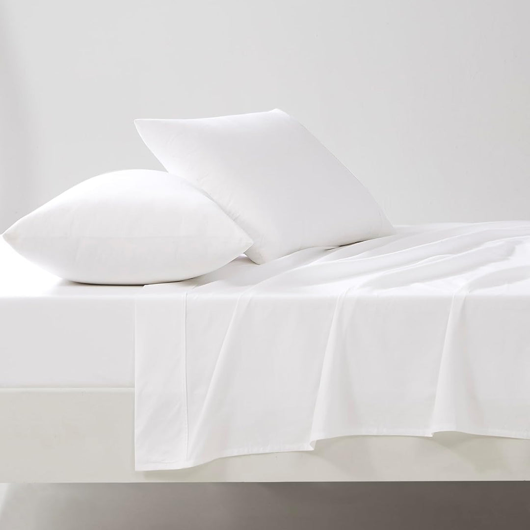 PLAIN WHITE BED SHEET SET