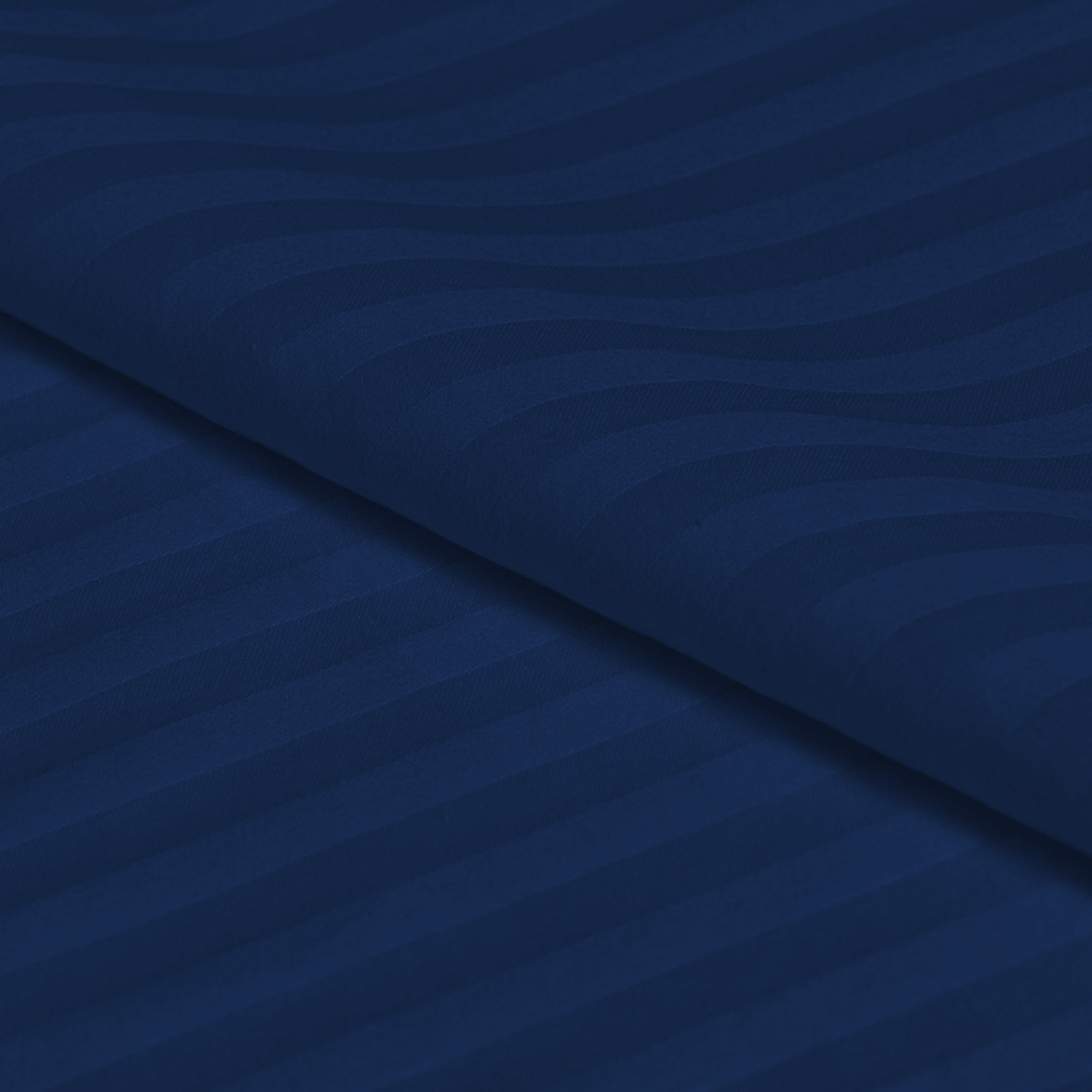 STRIPED NAVY BED SHEET SET