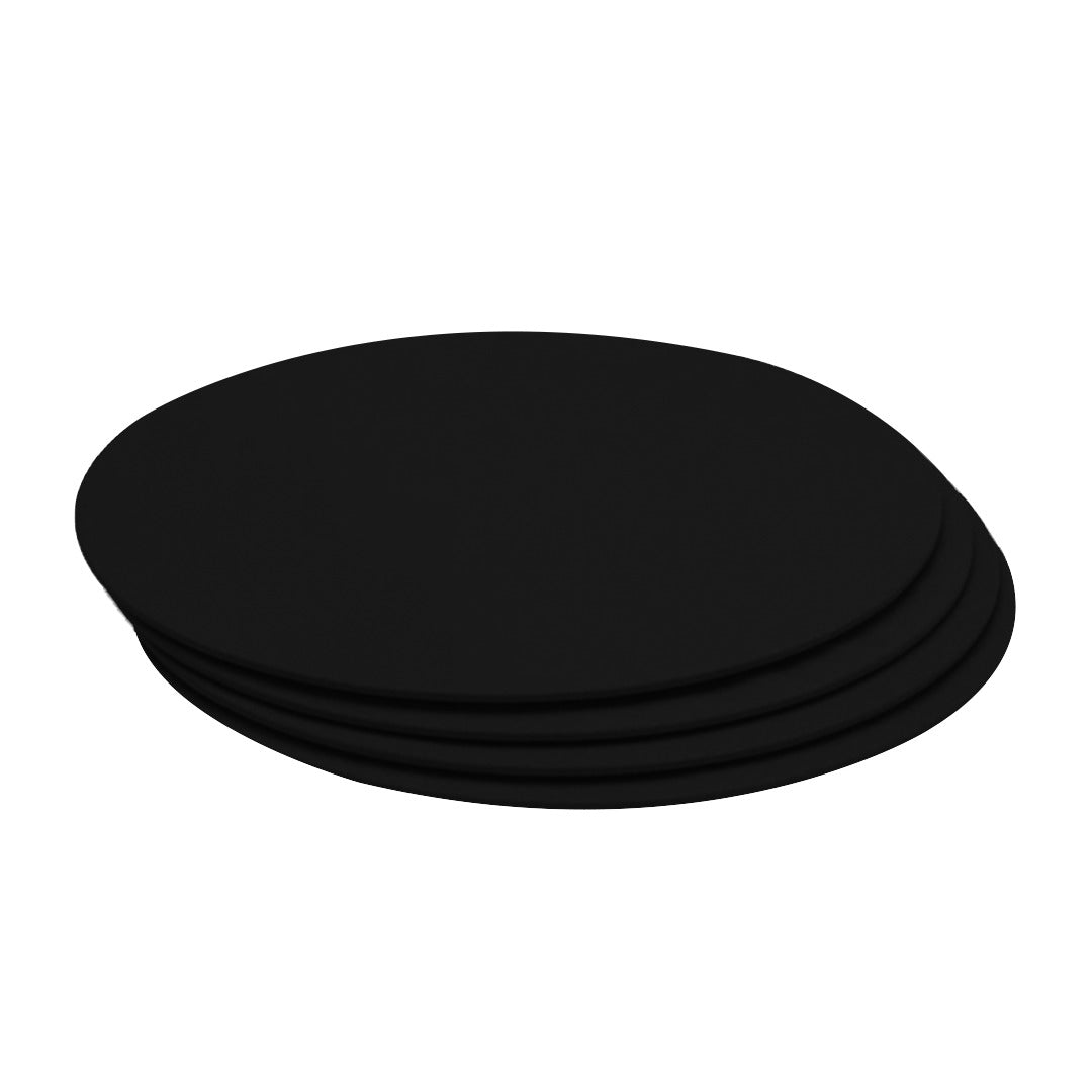 Trendy table place-mats with changeable covers (black)