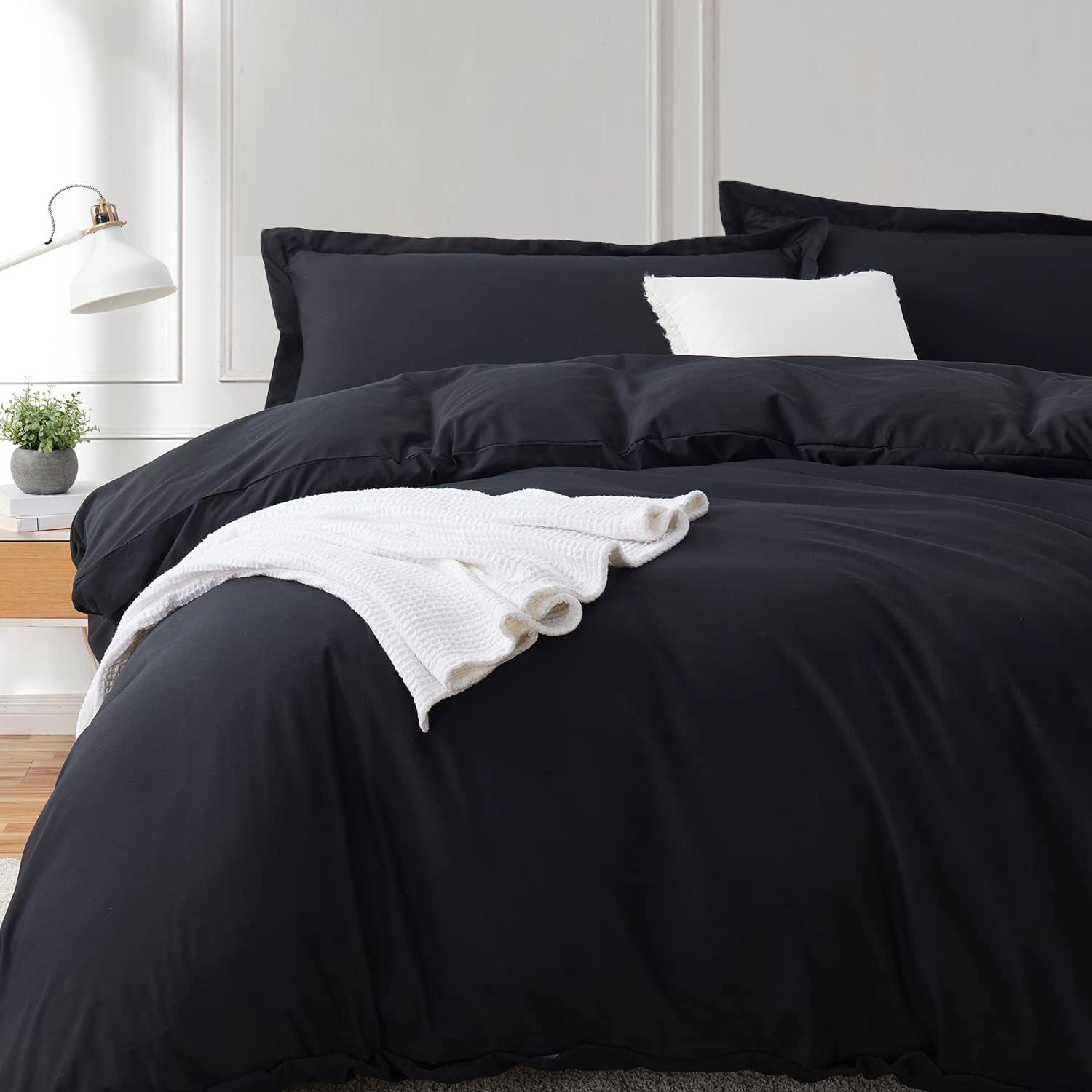 Black Duvet Cover Set