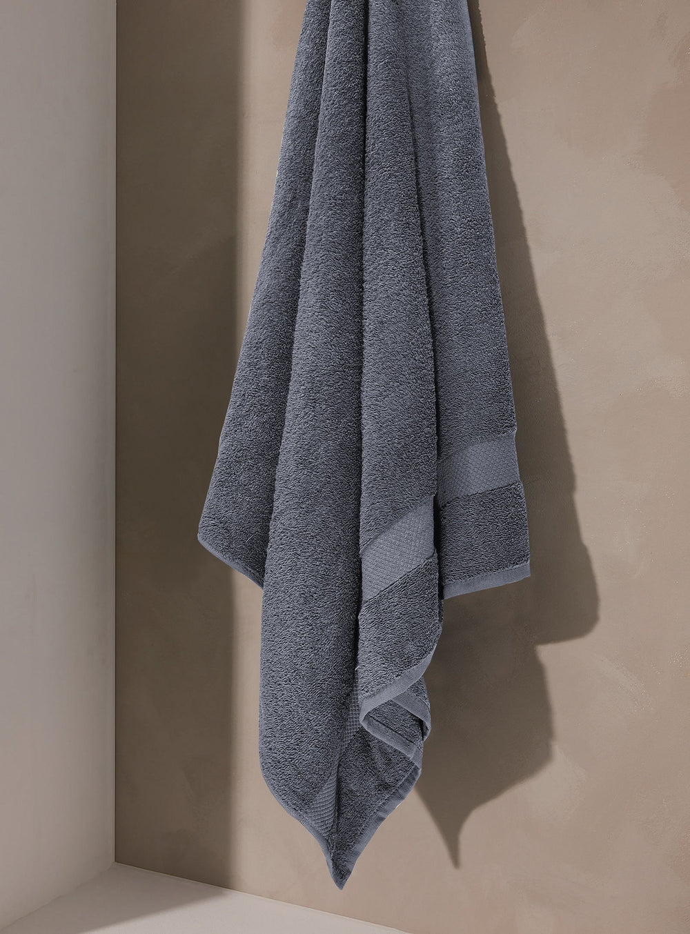 GREY 100% COTTON TOWEL