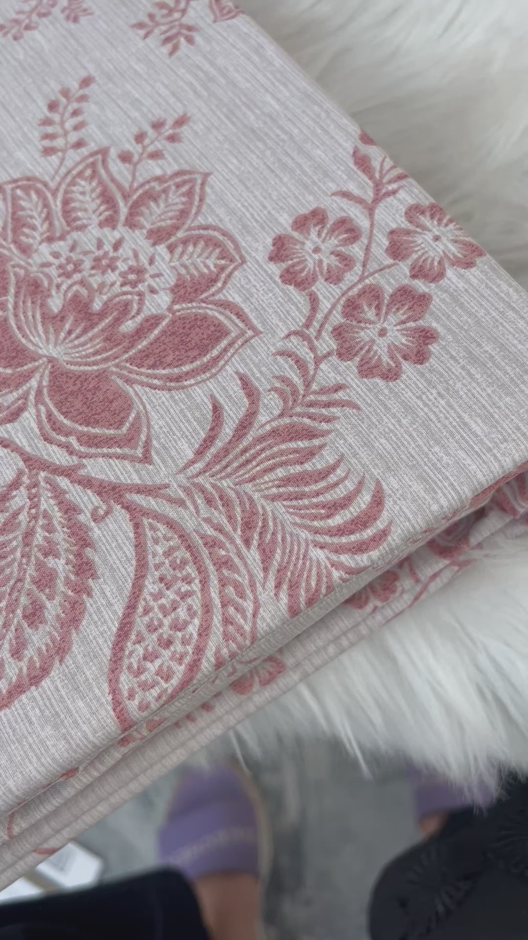 PEACHY GARDEN BEDSHEET SET